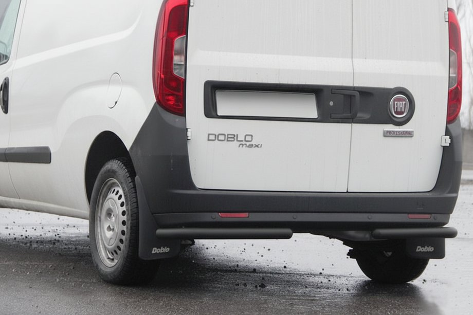 Opel Combo 2012–2018 Zadnji kotni zaščitni loki AK003 Black (nerjaveče jeklo) Image