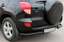 Toyota Rav 4 2006–2013 Zadnji kotni elementi AK003 Black (2 kosa, nerjaveče jeklo) fotografija 1