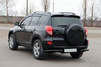 Toyota Rav 4 2006–2013 Zadnji kotni elementi AK003 Black (2 kosa, nerjaveče jeklo) fotografija 3
