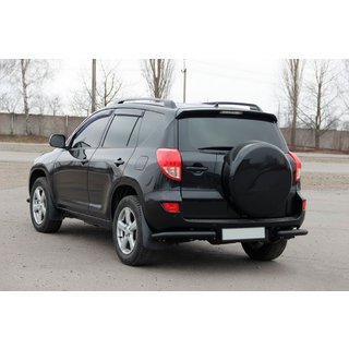 Zadnji kotni elementi AK003 Black (2 kosa, nerjaveče jeklo) Toyota Rav 4 2006–2013 fotografija 3
