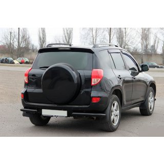 Zadnji kotni elementi AK003 Black (2 kosa, nerjaveče jeklo) Toyota Rav 4 2006–2013 fotografija 4
