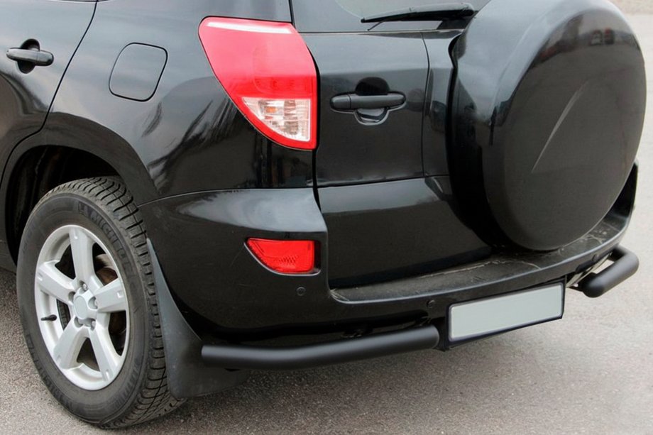 Toyota Rav 4 2006–2013 Zadnji kotni elementi AK003 Black (2 kosa, nerjaveče jeklo) Image