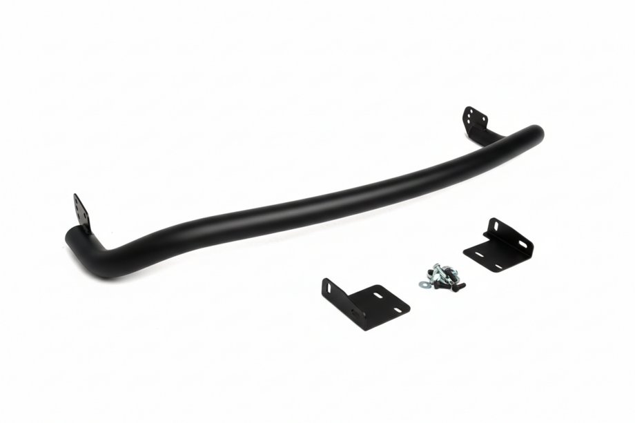 Hyundai Santa Fe 2 2006–2012 Zadnji zaščitni lok AK002 Black (nerjaveče jeklo) Fotografija 2