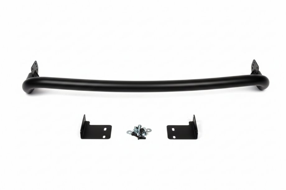 Hyundai Santa Fe 2 2006–2012 Zadnji zaščitni lok AK002 Black (nerjaveče jeklo) Fotografija 1