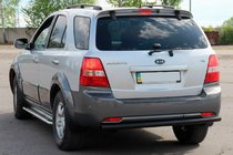 Kia Sorento I BL 2002–2009 Zadnji zaščitni lok AK002 Black (nerjaveče jeklo) fotografija 3