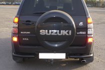 Suzuki Grand Vitara 2005–2017 Zadnji zaščitni lok AK003 Black (nerjaveče jeklo) fotografija 1