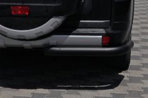 Mitsubishi Pajero Wagon III 1999–2006 Zadnji zaščitni lok AK003 Black (nerjavno jeklo) fotografija 2