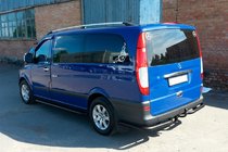 Mercedes Vito W639 2004–2014 Zadnji vogalni ščitniki AK003 Black (2 kos, nerjavno jeklo) za srednjo in dolgo medosno razdaljo fotografija 10