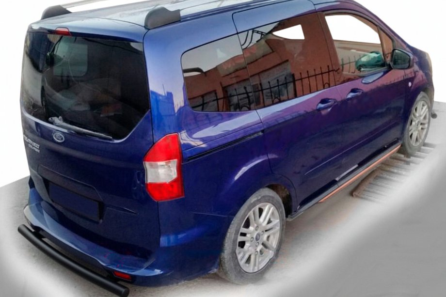 Ford Courier 2014–2023 Zadnji zaščitni lok AK002 Black Image