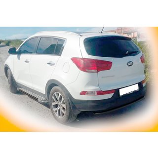 Zadnji lok AK002-1 Black (nerjaveče jeklo) Kia Sportage 2010–2015 fotografija 2
