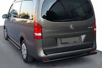 Mercedes Vito/V-razred W447 2014– Zadnji zaščitni lok AK002 Black (nerjaveče jeklo) fotografija 1