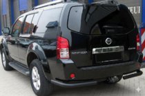 Nissan Pathfinder R51 2005–2014 Zadnji lok AK003 Black (nerjaveče jeklo) fotografija 1