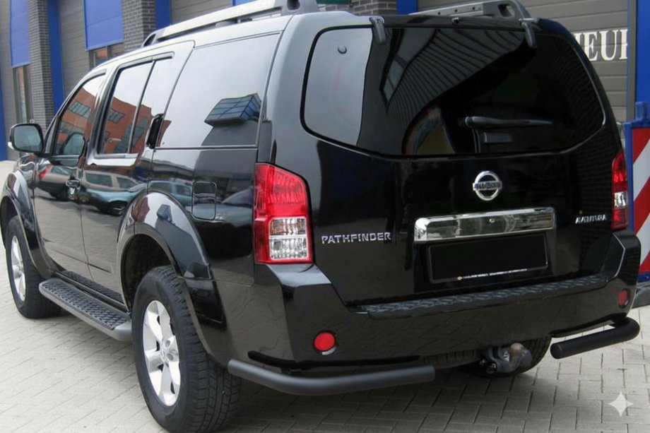 Nissan Pathfinder R51 2005–2014 Zadnji lok AK003 Black (nerjaveče jeklo) Image