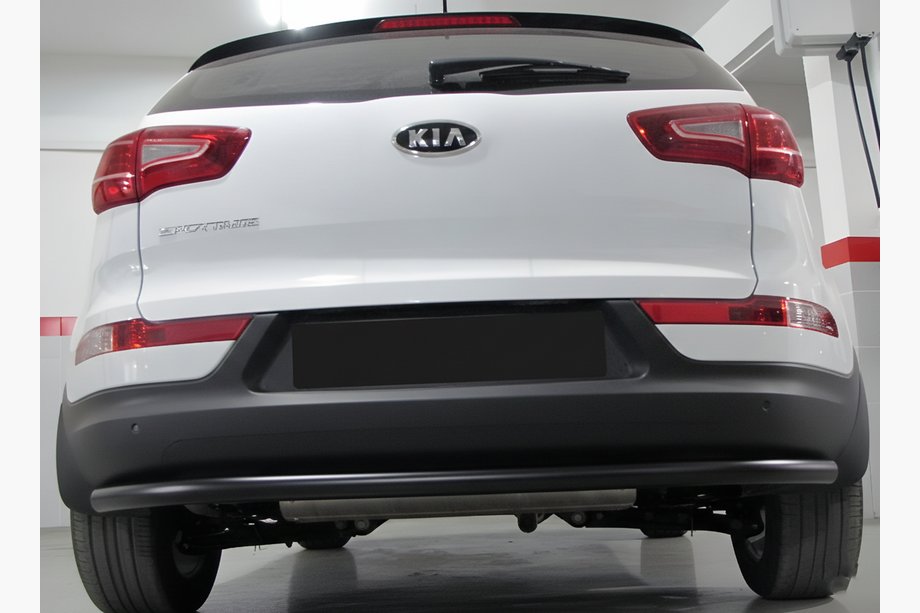 Kia Sportage 2010–2015 Zadnji zaščitni lok AK002 Black (nerjaveče jeklo) Image
