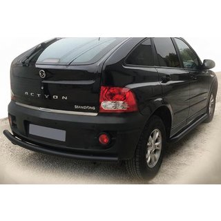 Zadnji zaščitni lok AK002 Black (nerjaveče jeklo) SsangYong Action 2005–2018