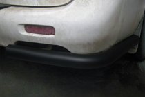 Hyundai H200, H1, Starex 1998–2007 Zadnji vogali AK003 Black (2 kos, nerjavno jeklo) fotografija 1