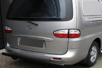 Hyundai H200, H1, Starex 1998–2007 Zadnji zaščitni lok AK002 Black (2 kos, nerjaveče jeklo) fotografija 1