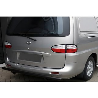 Zadnji zaščitni lok AK002 Black (2 kos, nerjaveče jeklo) Hyundai H200, H1, Starex 1998–2007