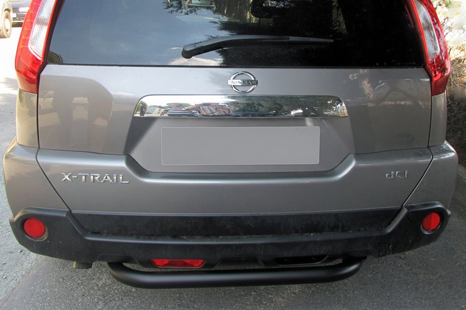 Nissan X-trail T31 2007–2014 Zadnji zaščitni lok AK007 Black (2 kos, nerjavno jeklo) Fotografija 1