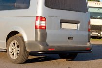 Volkswagen T6 2015–2024 Zadnji kotni elementi AK003 Black (2 kosa, nerjaveče jeklo) fotografija 3