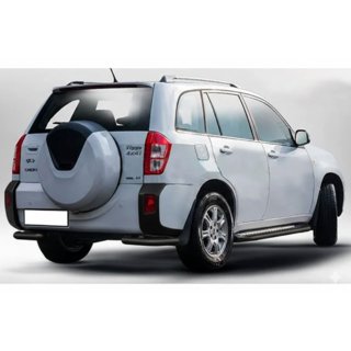 Zadnji kotni elementi AK003 Black (2 kosa, nerjaveče jeklo) fotografija 1