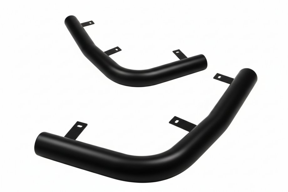 SsangYong Kyron 2005–2014 Zadnji kotni elementi AK003 Black (2 kosa, nerjaveče jeklo) Image