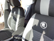 Skoda Octavia II A5 2006–2010 Avtoprevleke (umetno usnje↗tkanina, Premium) fotografija 10