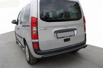Renault Kangoo 2008–2020 Zadnji zaščitni lok AK002 Black (2 kos, nerjaveče jeklo) fotografija 1