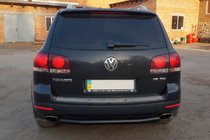 Volkswagen Touareg 2002–2010 Zadnji zaščitni lok AK002 Black (2 kos, nerjaveče jeklo) fotografija 6