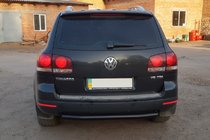 Volkswagen Touareg 2002–2010 Zadnji zaščitni lok AK002 Black (2 kos, nerjaveče jeklo) fotografija 4