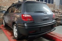 Mitsubishi Outlander 2001–2006 Zadnji zaščitni lok AK002/2 Black (nerjaveče jeklo) fotografija 3