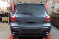 Mitsubishi Outlander 2001–2006 Zadnji zaščitni lok AK002/2 Black (nerjaveče jeklo) fotografija 2