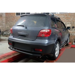 Zadnji zaščitni lok AK002/2 Black (nerjaveče jeklo) fotografija 1