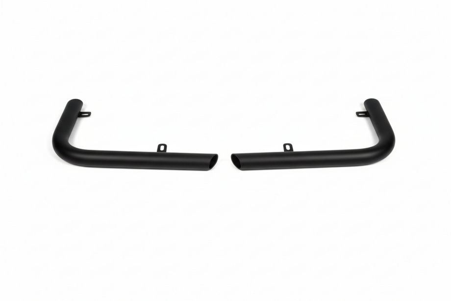Mercedes X class 2017–2020 Zadnji zaščitni lok AK003 Black (nerjaveče jeklo, 60 mm) Image