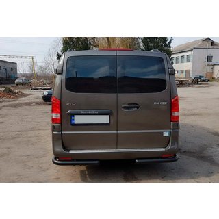 Zaščita zadnjih vogalov AK003 Black (nerjaveče jeklo) fotografija 3