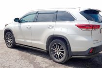Toyota Highlander 2013–2019 Zadnji vogalni loki Black (2 kos., nerjavno jeklo) fotografija 2
