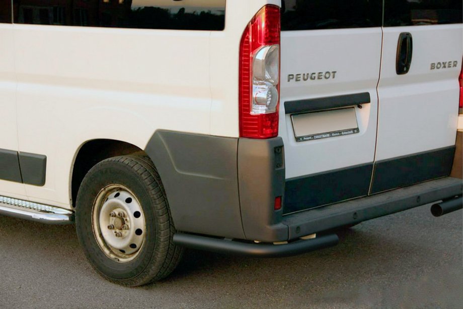 Opel Movano 2021– Zadnji kotni elementi AK003 Black (2 kosa, nerjaveče jeklo) Image