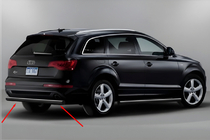 Audi Q7 2005–2015 Zadnji zaščitni lok AK002 Black (nerjaveče jeklo) fotografija 1