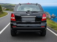 Kia Sorento I BL 2002–2009 Zadnji zaščitni lok AK012 Black (nerjavno jeklo) fotografija 1