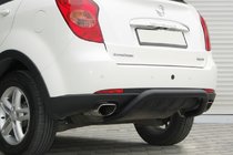 SsangYong Action 2005–2018 Zadnji zaščitni lok AK006 Black (nerjaveče jeklo) fotografija 2