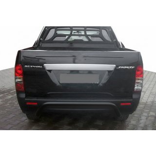 Zadnji zaščitni lok AK006 Black (nerjaveče jeklo) SsangYong Action 2005–2018 fotografija 1