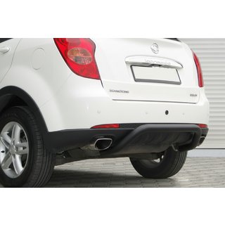 Zadnji zaščitni lok AK006 Black (nerjaveče jeklo) SsangYong Action 2005–2018 fotografija 2