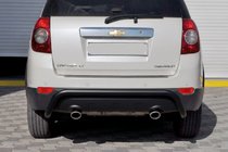 Chevrolet Captiva 2006–2019 Zadnji zaščitni lok AK007 Black (nerjaveče jeklo) fotografija 2