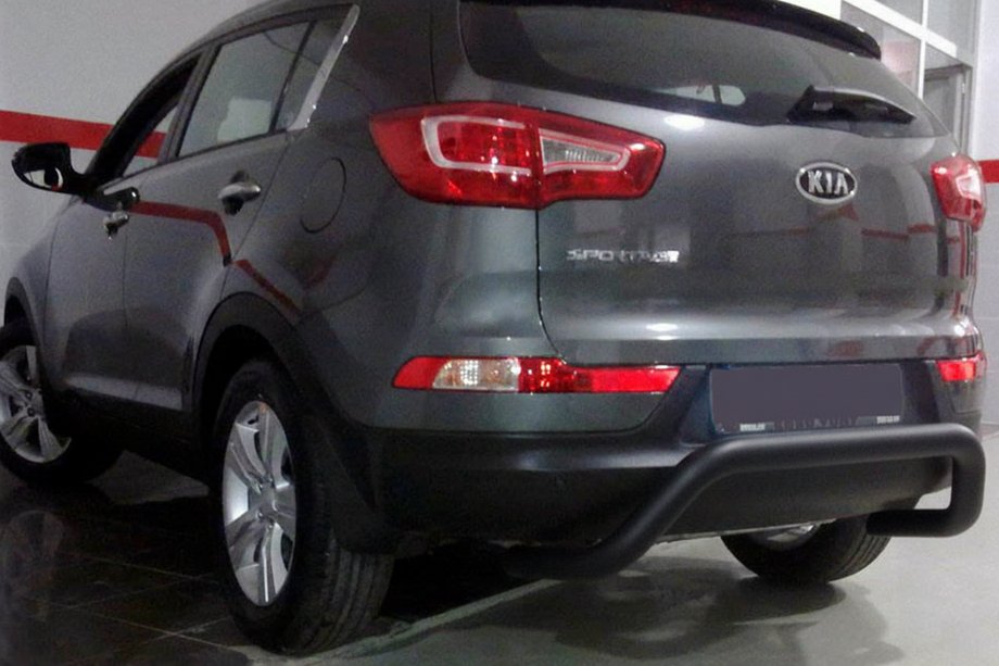 Kia Sportage 2010–2015 Zadnji zaščitni lok AK007 Black (nerjaveče jeklo) Image