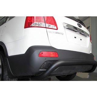 Zadnji zaščitni lok AK007 Black (nerjaveče jeklo) Kia Sorento II XM 2009–2014 fotografija 2
