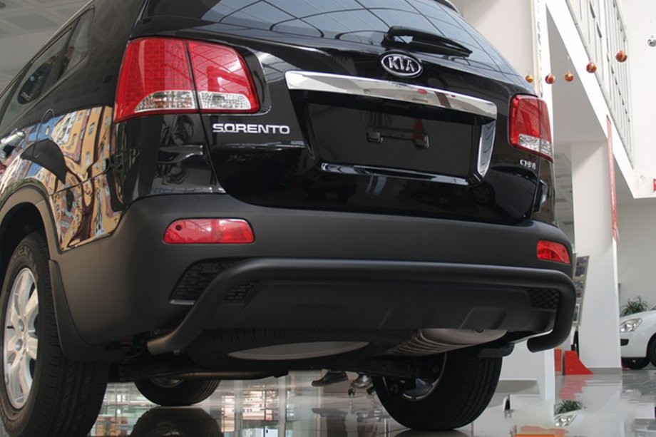 Kia Sorento II XM 2009–2014 Zadnji zaščitni lok AK007 Black (nerjaveče jeklo) Image