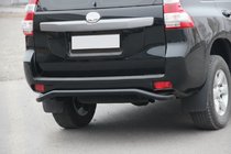 Toyota Land Cruiser Prado 150 2009–2023 Zadnji zaščitni lok AK008 Black (nerjaveče jeklo) fotografija 3