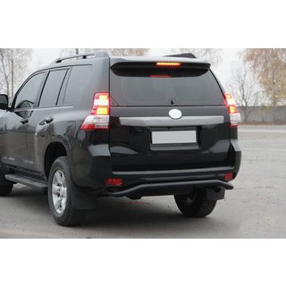 Zadnji zaščitni lok AK008 Black (nerjaveče jeklo) Toyota Land Cruiser Prado 150 2009–2023 fotografija 1