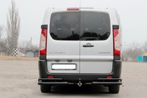 Fiat Scudo 2007–2015 Zadnji vogalni loki AK003-Double Black (2 kos, nerjavno jeklo) fotografija 2