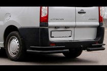 Citroen Jumpy 2007–2017 Zadnji kotni loki Double Black (2 kos, nerjavno jeklo) fotografija 1